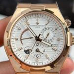 Vacheron Constantin Fake Watch Overseas Dual Time 47450 White Dial 9F Factory 42mm - Image 4