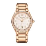 Fake Diamond Watch Replica Patek Philippe Twenty~4 Ladies Rose Gold Silver Dial 7300/1200R-010(1:1 replica)