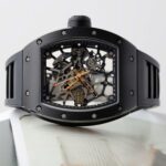 Richard Mille RM035 Americas Toro Clone Watches Black Ceramic Rubber Strap ZF Factory 40x48mm - Image 4