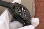 Replica Hublot Big Bang 44mm Full Ceramic Black Dial Black Rubber Strap HUB4100 - Image 7