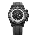 ROLEX Diw Daytona carbon cream invert 40mm oyster black(1:1 replica)