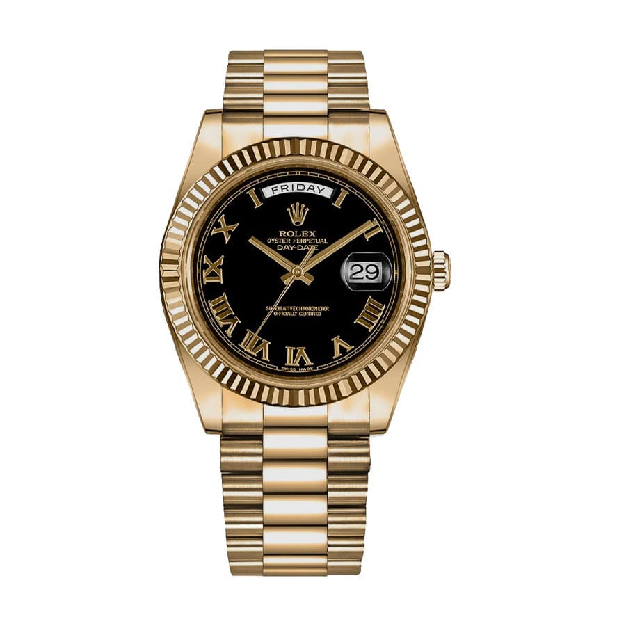 1ED71C6E-6EF7-25B0-22EC-5CAB44DC5C9D.jpg Rolex Day-Date Collection Black Replica - Image 1