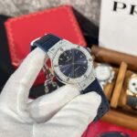Hublot Replica 11 Watch Classic Fusion Titanium Blue Dial With Moissanite Case 38mm - Image 2