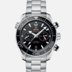 Seamaster Planet Ocean 600M Co-Axial Master Chronometer Chronograph 45.5mm Black Dial On Bracelet(1:1 replica)