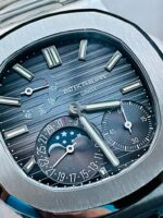 Replica PATEK PHILIPPE Nautilus 5712 SS PPF 1:1 Best Edition Blue Dial on SS Bracelet A240 V2 - Image 3
