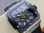 Hublot Replica 1:1 Watch Big Bang Square Titanium Black Ceramic Bezel 42mm - Image 3