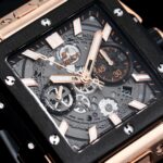 Hublot Big Bang, Square Bang Unico 42mm Textured Rubber Strap(1:1 replica) - Image 3