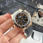 Rolex Cosmograph Daytona 126515 Fake Watches Chocolate Dial Rubber Strap THB Factory 40mm - Image 3