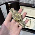 Rolex Day-Date 228238 Replica Watch Yellow Champagne Dial Refined 166 gr GM V2 40mm - Image 2