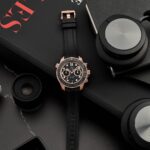 Seamaster Diver 300M Co-Axial Master Chronometer Chronograph 44mm Sedna Gold Black Dial On Rubber Strap(1:1 replica) - Image 2
