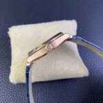 Audemars Piguet Replica AP Watch Royal Oak Selfwinding ??50th Anniversary?? 41mm Rose Gold Blue Dial Leather Strap 15510OR.OO.D315CR.01-APS(1:1 replica) - Image 5