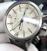Replica IWC V6 Aquatimer Chrono IW3768 White Dial SS Bracelet A7750 - Image 3