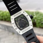 Richard Mille Replica Watch RM052 Tourbillon Skull Carbon Rubber Strap 43mm - Image 6