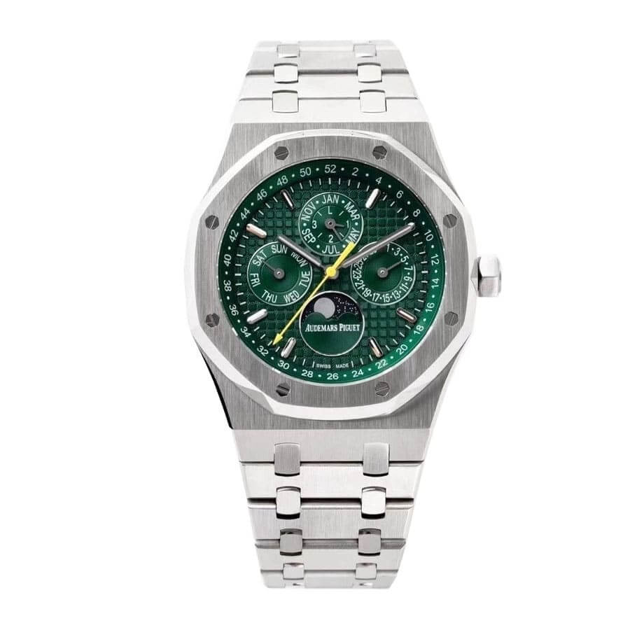 21796AC3-3EF2-D80B-F0B0-C460A2FCF463.jpg Audemars Piguet Royal Oak Perpetual Calendar 26574ST.OO.26606ST.03 Replica - Image 1