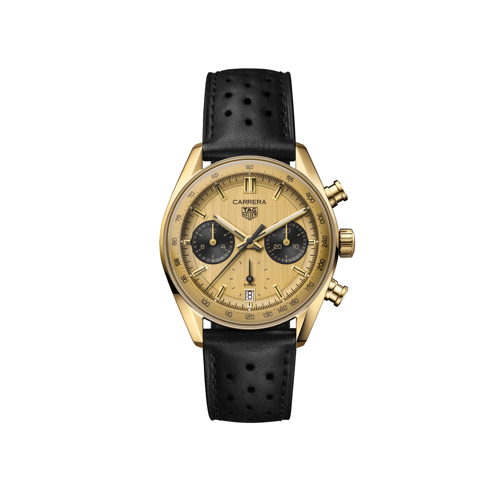 22171D0B-6B77-6A17-0036-C32C669B464C.jpg TAG Heuer Replica Watch Carrera Chronograph Automatic 39 mm Gold 3N(1:1 replica) - Image 1