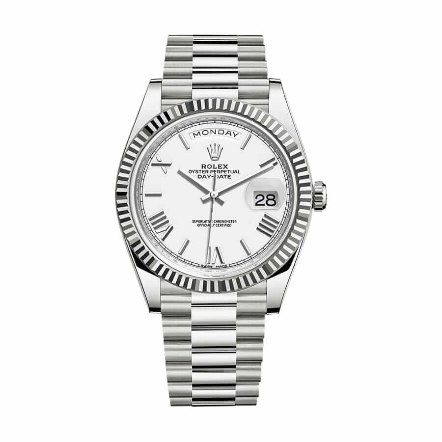 223C06AB-7233-F42E-485A-F95AF9E7DB37.jpg Rolex Day-Date Stripe Dial Replica - Image 1