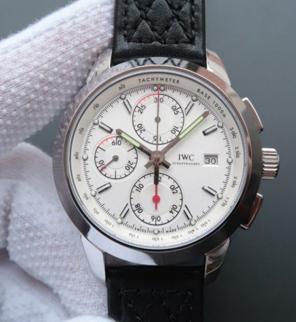 225C5DE4-8BDF-A352-A03F-BA1DE5F47A79.jpg Replica IWC Ingenieur Chrono IW380701 White Dial Leather Strap - Image 1