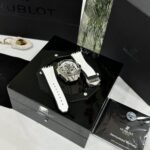 Hublot Replica 1:1 Watches Big Bang Sang Bleu ll Titanium Men s Rubber Strap Factory BBF 45mm - Image 4