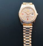 Replica Rolex Day-Date 218399 YG Full Diamonds A3255 - Image 7