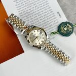Rolex DateJust Replica Watch 18K Gold Wrapped White Dial GM Factory 31mm - Image 2