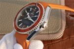 Replica Omega Planet Ocean Professional Orange Bezel 45mm OMF Rubber Strap A8500 - Image 7