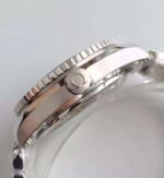 Replica Omega Planet Ocean SS GMT Black Dial Silver Markers SS Bracelet A8605 - Image 4