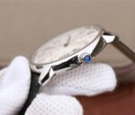 Replica Cartier ZF Ronde de Cartier 42mm White Dial Leather Strap MIYOTA 9015 - Image 5