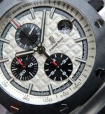 Replica Audemars Piguet JF Royal Oak Offshore 44mm White/Black Dial Rubber Strap A3126 - Image 2