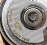 Replica Cartier Ronde De Cartier RG White Dial Diamonds Bezel Croco Strap A2892 - Image 10