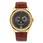 Patek Philippe Annual Calendar 5146J 39MM Gray Dial With Leather Bracelet(1:1 replica)