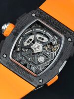 Richard Mille RM65-01 Replica Watches Orange Rubber Strap 44.5??49.9mm - Image 8