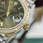 Rolex DateJust Women s Replica 1:1 Watch With Stone Bezel 31mm - Image 4