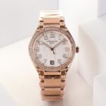 Fake Diamond Watch Replica Patek Philippe Twenty~4 Ladies Rose Gold Silver Dial 7300/1200R-010(1:1 replica) - Image 8
