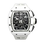 Richard Mille Replica Watch RM 011 Automatic Flyback Chronograph Felipe Massa White Ghost America Limited Edition(1:1 replica)