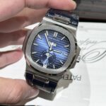 Patek Philippe 5726 Replica 1:1 Watch Blue Dial Leather Strap PPF 40.5mm - Image 3