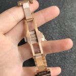 Fake cartier watch Santos large model mechanical movement Silver Dial Rose Gold WGSA0018(1:1 replica) - Image 3