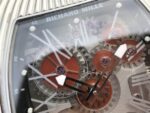 Replica Richard Mille RM018 Hommage a Boucheron SS Brown Skeleton Dial Black Rubber Strap 6T51 - Image 4