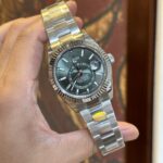 Rolex Sky Dweller 326935 Replica Watch Green Dial Noob Factory 42mm - Image 3