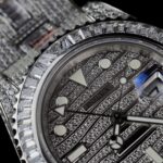 Rolex Replica Watch GMT Master II Custom Full CZ AMG Factory 40mm - Image 5