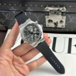 Vacheron Constantin Overseas Dual Time 47450 Knock Off Watches Gray Dial Rubber Strap 9F Factory 42mm - Image 2