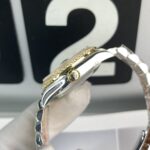 Rolex DateJust Women s Replica Watch With Stone Bezel Champagne Dial EW Factory 31mm - Image 4