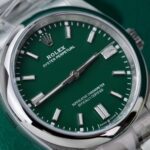Rolex Rep 11 Watch Oyster Perpetual 126000 Green Dial Clean Factory 41mm - Image 5