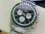 Rolex Daytona-Modified full green diamond-white gold color(1:1 replica) - Image 5