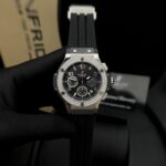 Hublot Big Bang Men s High Quality Replica Diamond Watch Rubber Strap 44mm