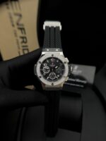 Hublot Big Bang Men s High Quality Replica Diamond Watch Rubber Strap 44mm