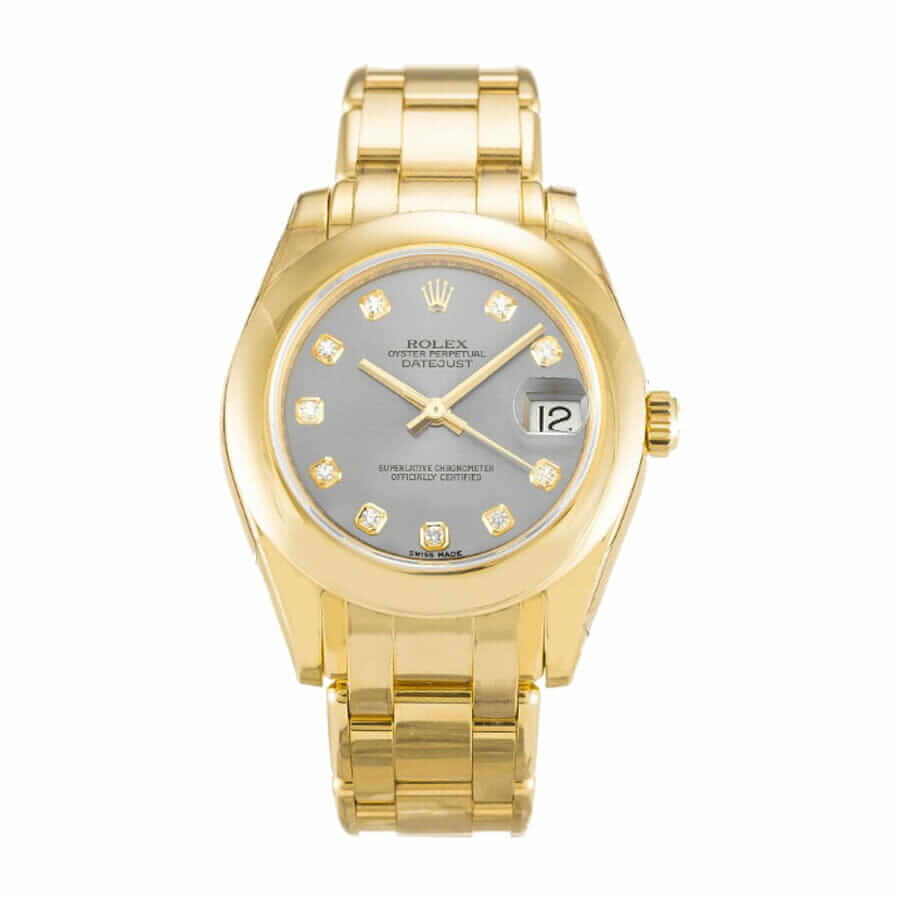 29DA2688-49B4-15E1-C956-6926EE67ED7C.jpg Rolex Pearl Master 81208 Gold Diamond Dial Replica - Image 1