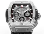 Hublot SPIRIT OF BIG BANG Chronograph, 45 mm Textured rubber strap(1:1 replica) - Image 3