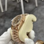 Rolex Replica Watch Day-Date 228235 Gold Wrapped Chocolate Dial GM V3 40mm - Image 5