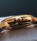 Replica Omega MKF De Ville 39mm RG Co-Axial Yellow Dial Brown Leather A2202 - Image 3