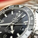 Omega Replica 1:1 Watch Seamaster Planet Ocean GMT Black Dial 43.5mm - Image 5